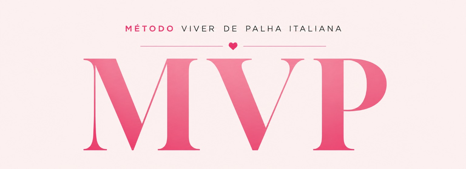 Logotipo original do Método Viver de Palha Italiana, MVP.